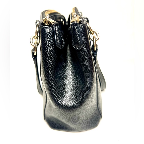 Coach Mini Christie Carryall • F36704 •Black Crossgrain Leather (No Strap) - Picture 9 of 16